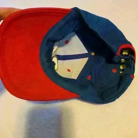 Vintage Jeff Gordon cap/ hat, NASCAR, NWOT, adjustable cap, blue, red & yellow - Picture 5 of 9